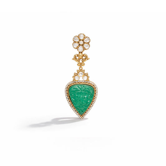 Zarmina Emerald Drop Earrings