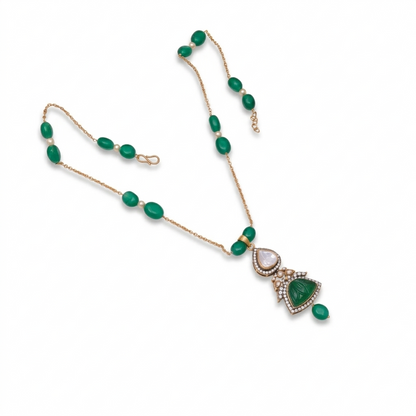 Noor Panna Pendant Necklace