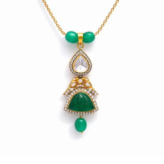 Noor Panna Pendant Necklace