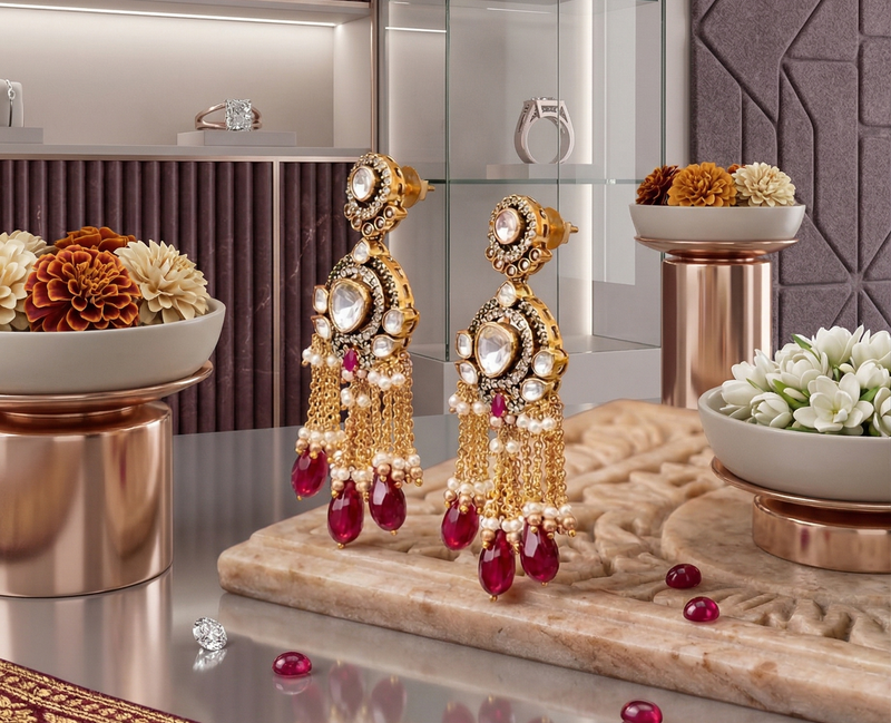 Rajwada Earrings
